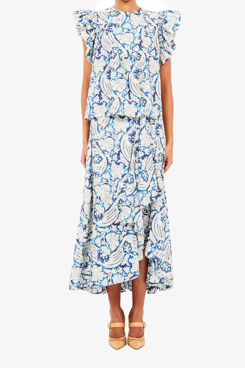 Sabina Faux Wrap Skirt