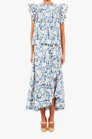 Sabina Faux Wrap Skirt