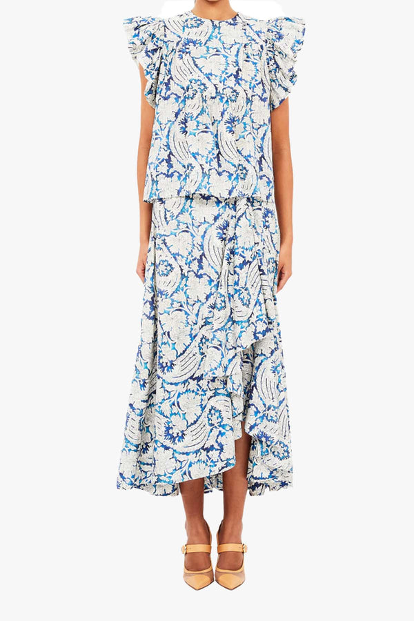 Sabina Faux Wrap Skirt