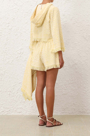 Coco Towelling Hooded Top