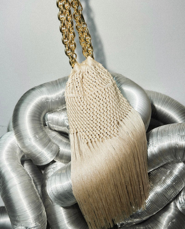 Medusa Fringe Bag Sand
