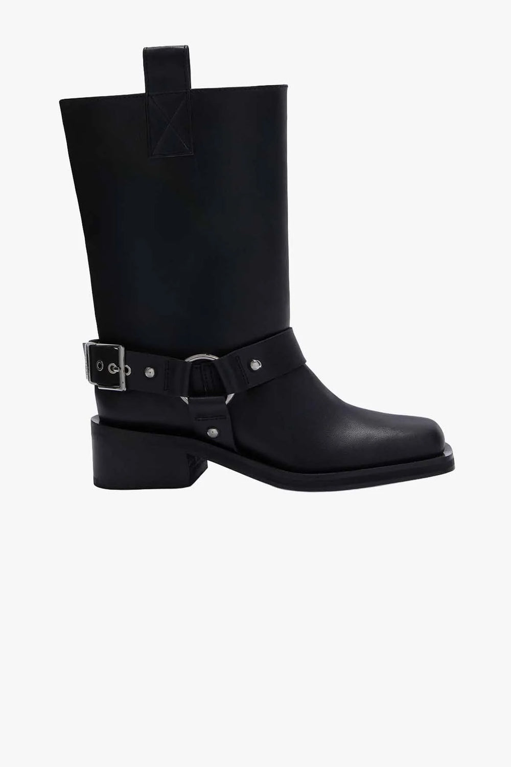 Mid Shaft Biker Boot