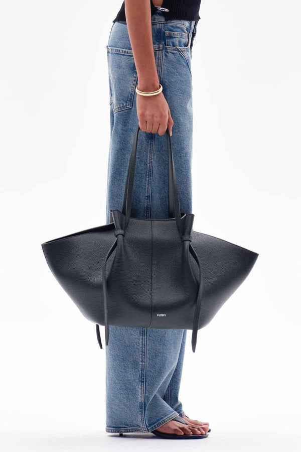 Large Mochi Pebble Grain Leather