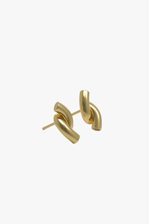 Rose studs plated