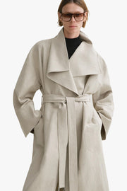 Signature Linen-Blend Coat