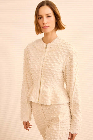 Rosalind Zip Peplum Jacket