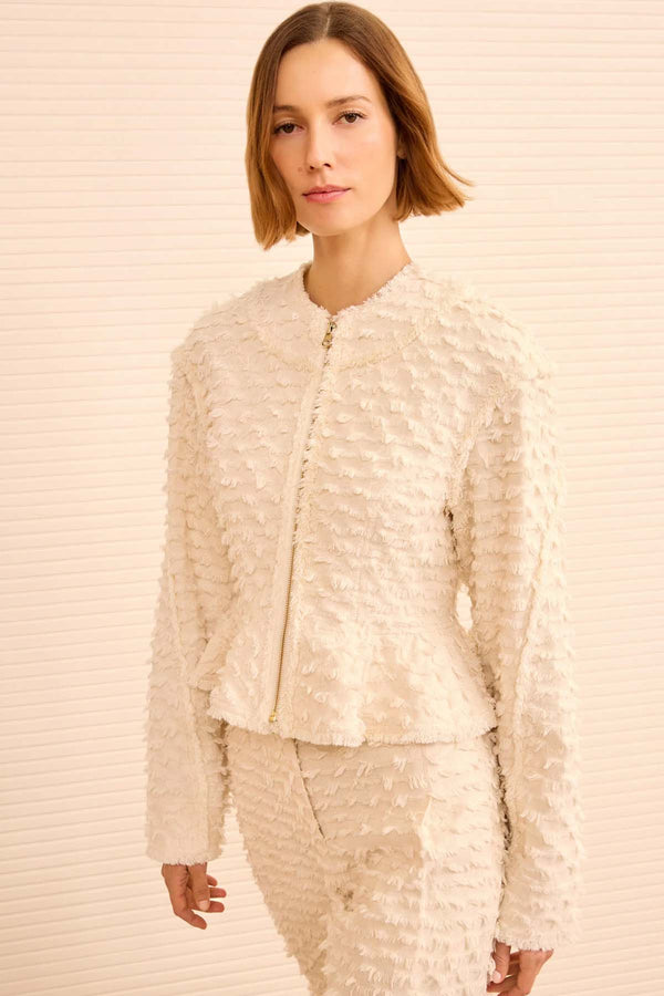 Rosalind Zip Peplum Jacket