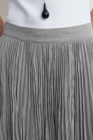 Crinkled Plissé Skirt