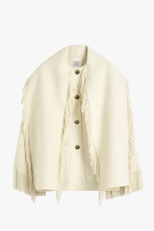 Fringed Scarf Jacket