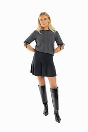 Cashmere Mix Mini Skirt