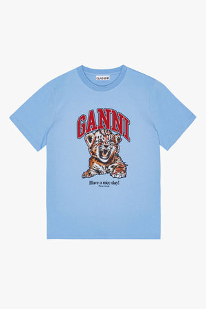 Basic Jersey Tiger Relaxed T-Shirt