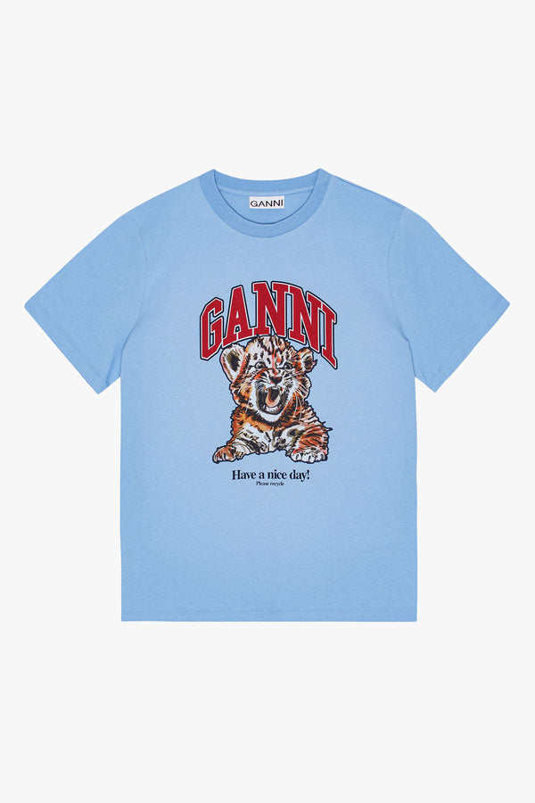 Basic Jersey Tiger Relaxed T-Shirt