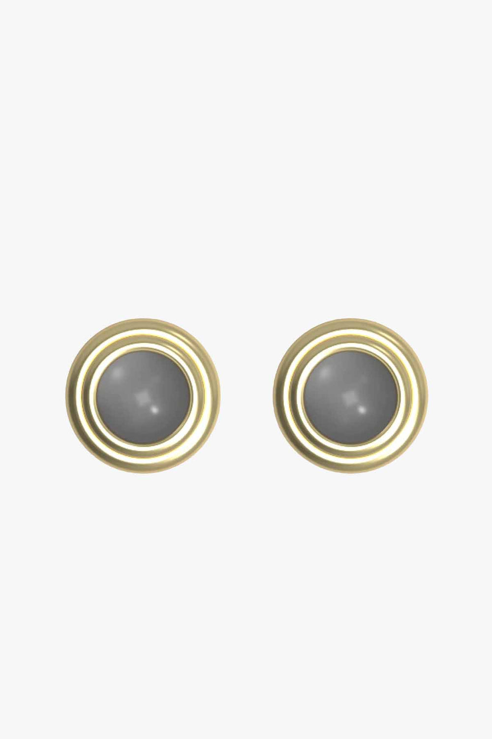 Lolly Stud Moonstone Pleated