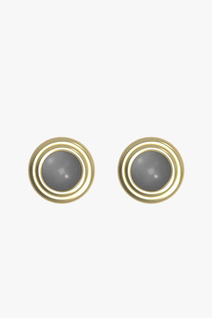 Lolly Stud Moonstone Pleated