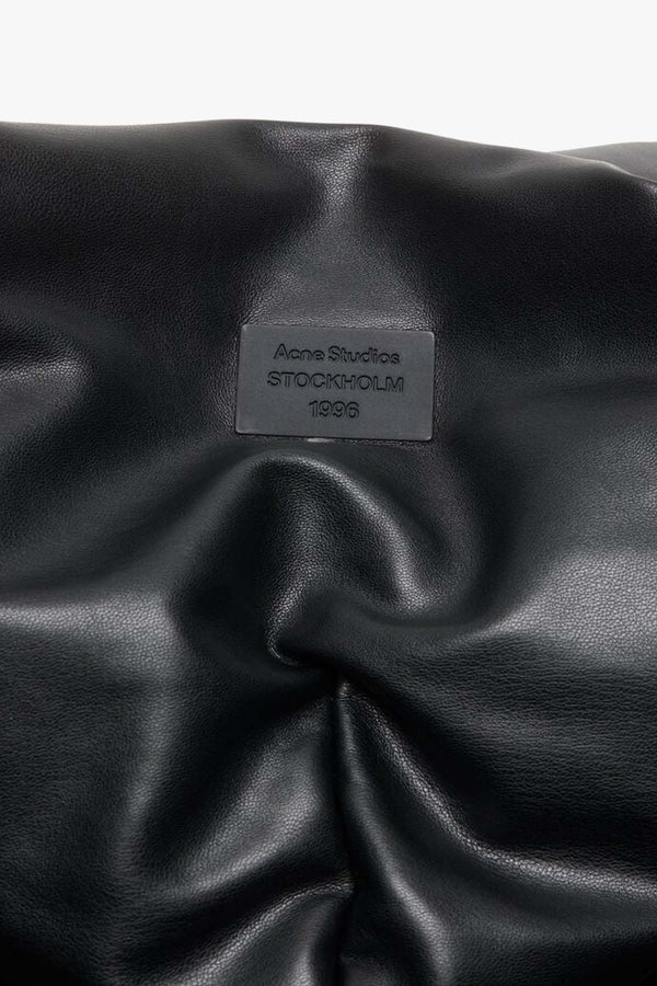 Hooded Faux Leather Jacket