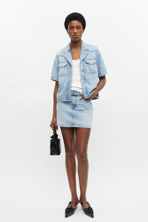 Soft Rigid Denim Shirt