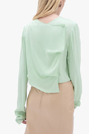 Draped Back Top