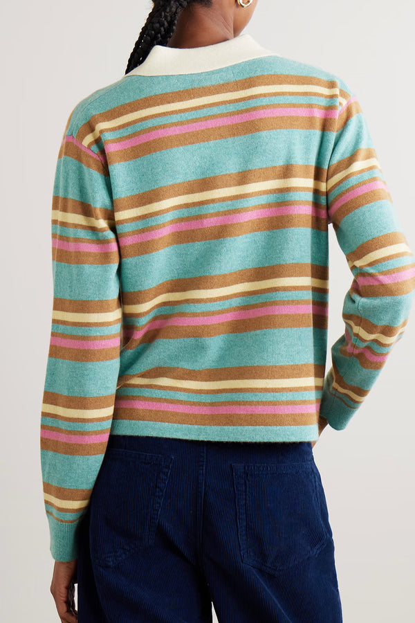 Cropped Stripe Rugby