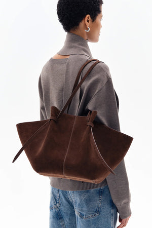 Large Mochi Suede Leather