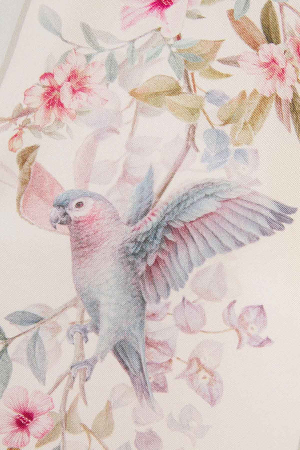 Printed Silk Neck Scarf