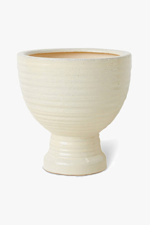 Stoneware Planter Cream