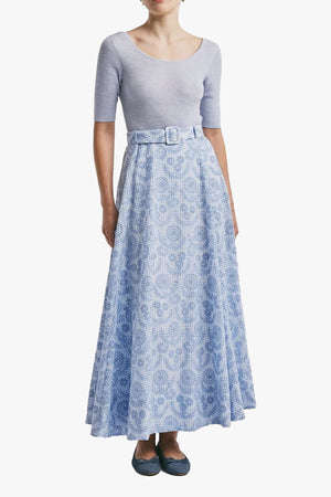 Checks Maxi Skirt