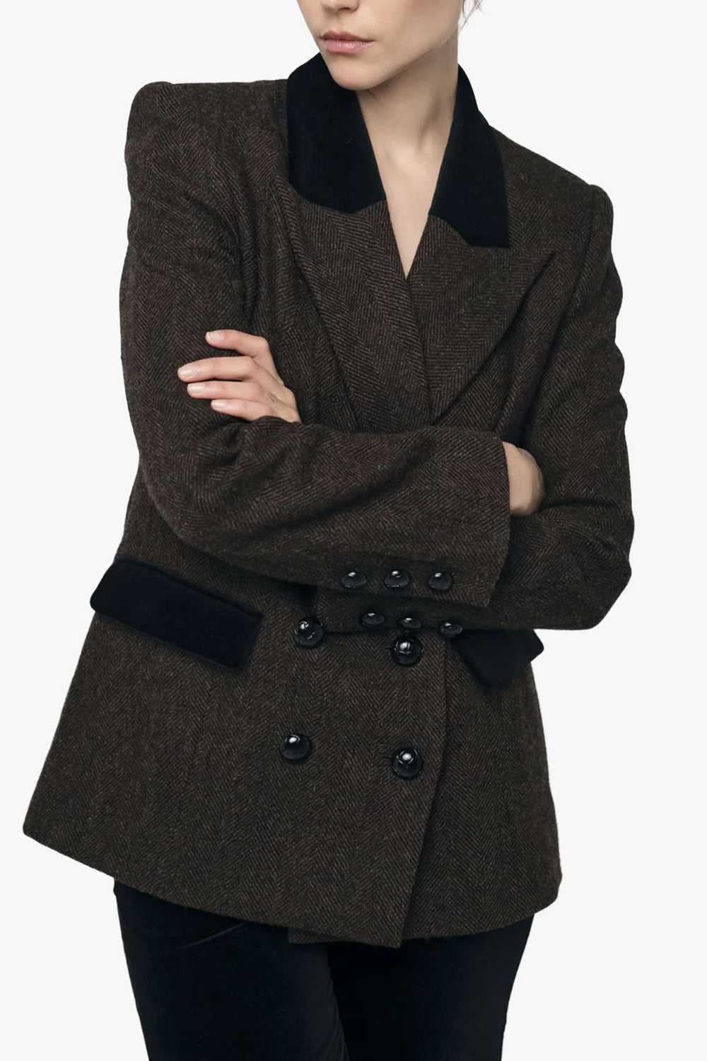 Dune Herringbone Blazer