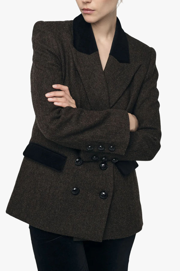 Dune Herringbone Blazer