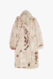 Long Hair Shearling Coat