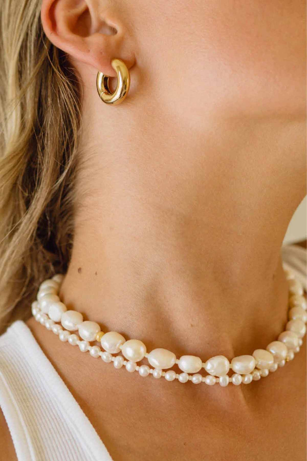 Petit Stellar Pearly Necklace