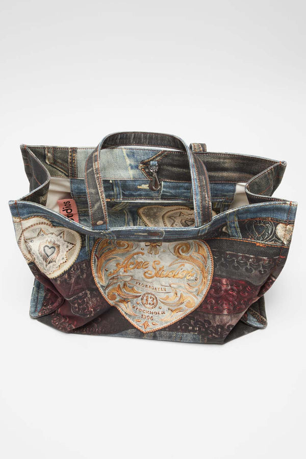 Logo shoulder tote bag