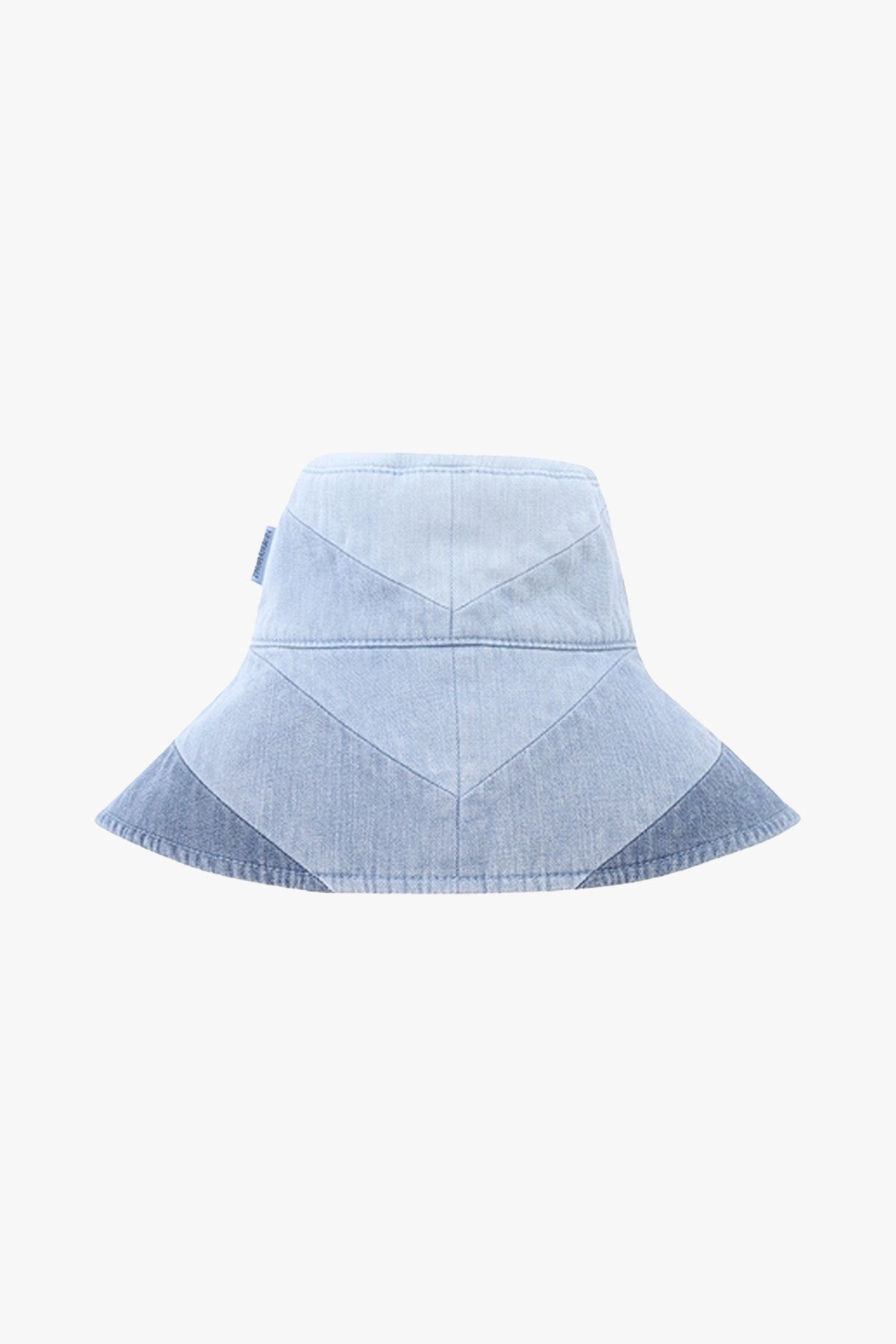 Chevron Denim Long Brim Hat