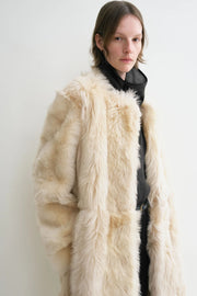 Silky Shearling Coat