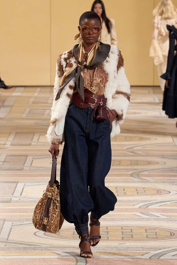 Hypnotic Spot Shearling Jacket