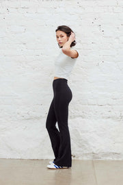 Ribbed Cropped Tee