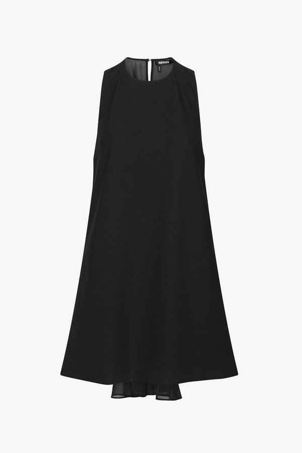 Crepe Mini A-Line Dress
