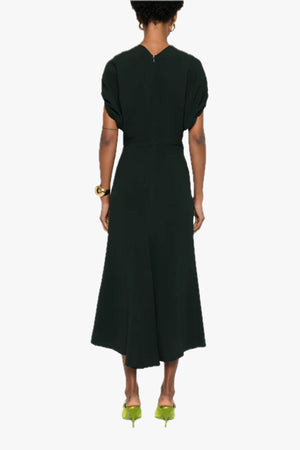 V-Neck Bella Midi Dress