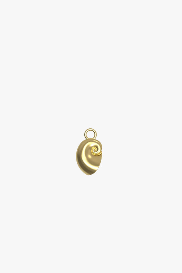 Shell Charm - gold