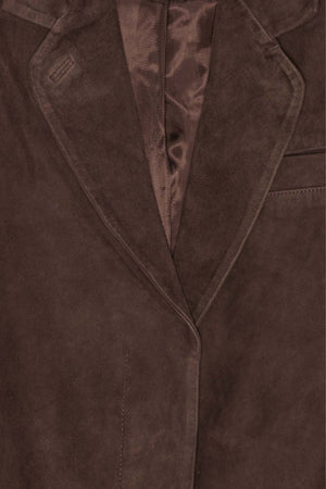 Oversized Suede Blazer