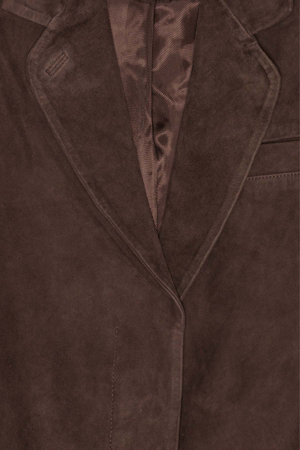 Oversized Suede Blazer