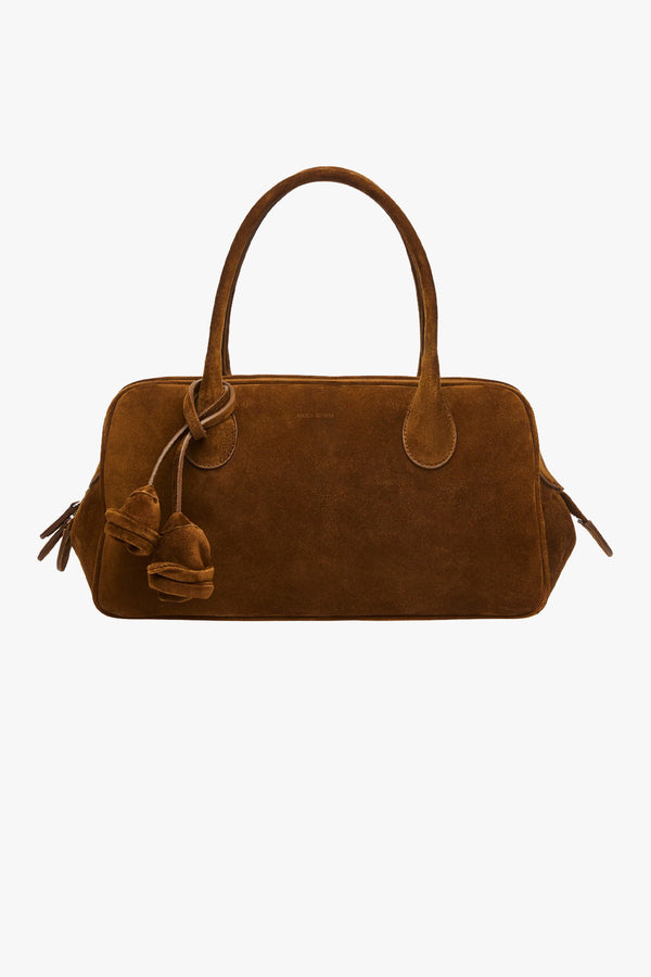 Brigitte Bag Regular Suede Light Brown