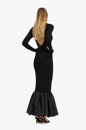 Knit Maxi Cutout Dress