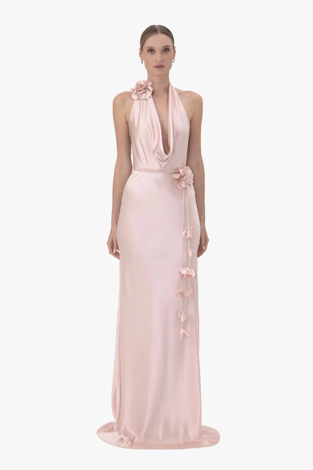 Delphine Satin Gown