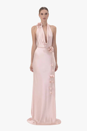 Delphine Satin Gown