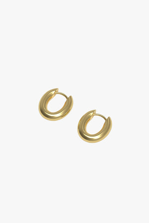 Chunky Hoop Tiny plated