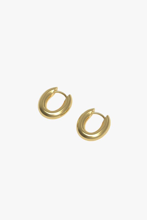 Chunky Hoop Tiny plated