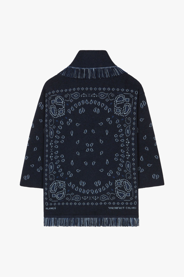 Bandana Jacquard Cardigan