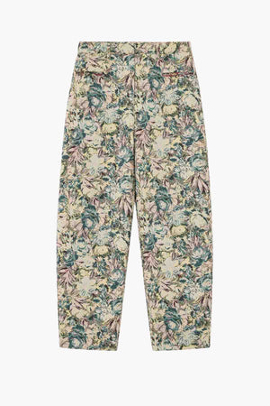 Printed Stretched Cotton Pants