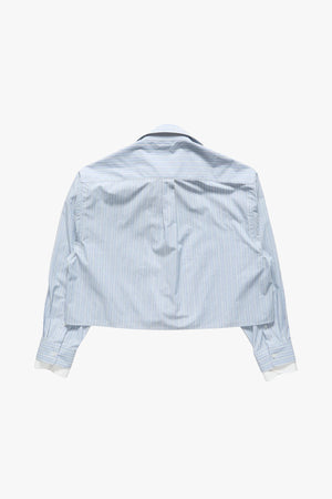 Cropped Layered Shirt