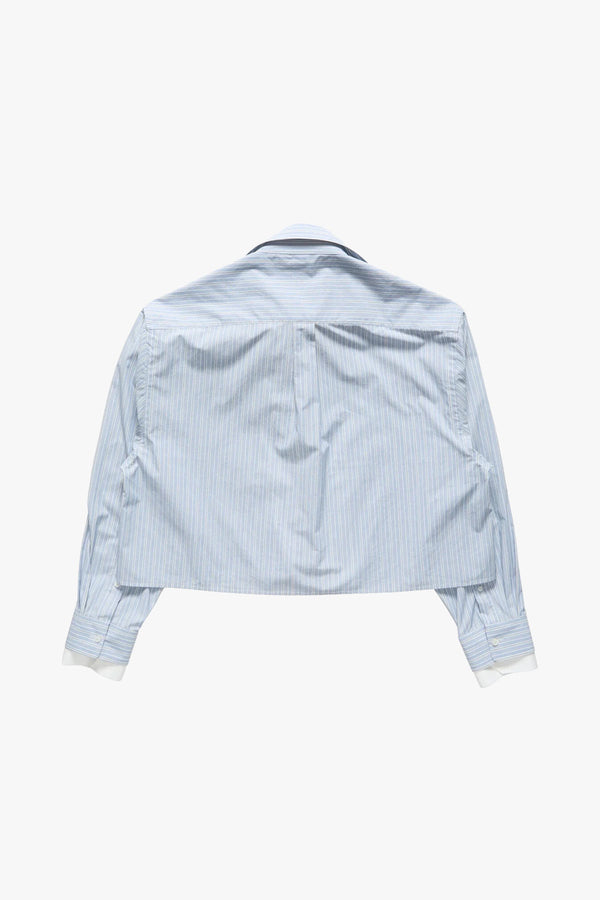 Cropped Layered Shirt